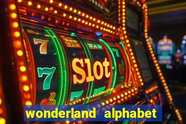 wonderland alphabet comic studio